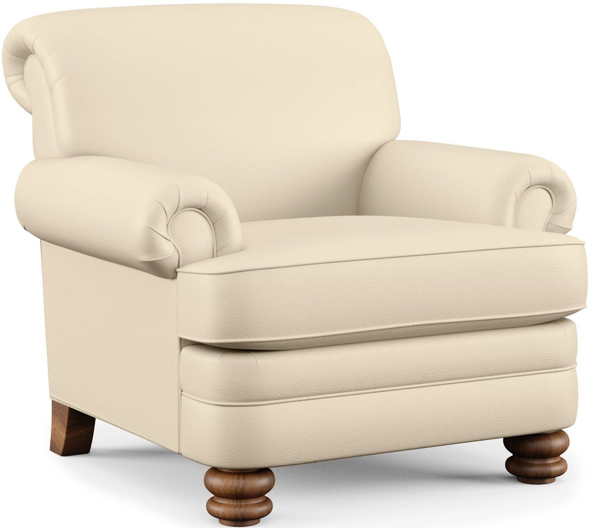 Flexsteel Bay Bridge Dark Red Leather Chair | Hudson's Furniture +