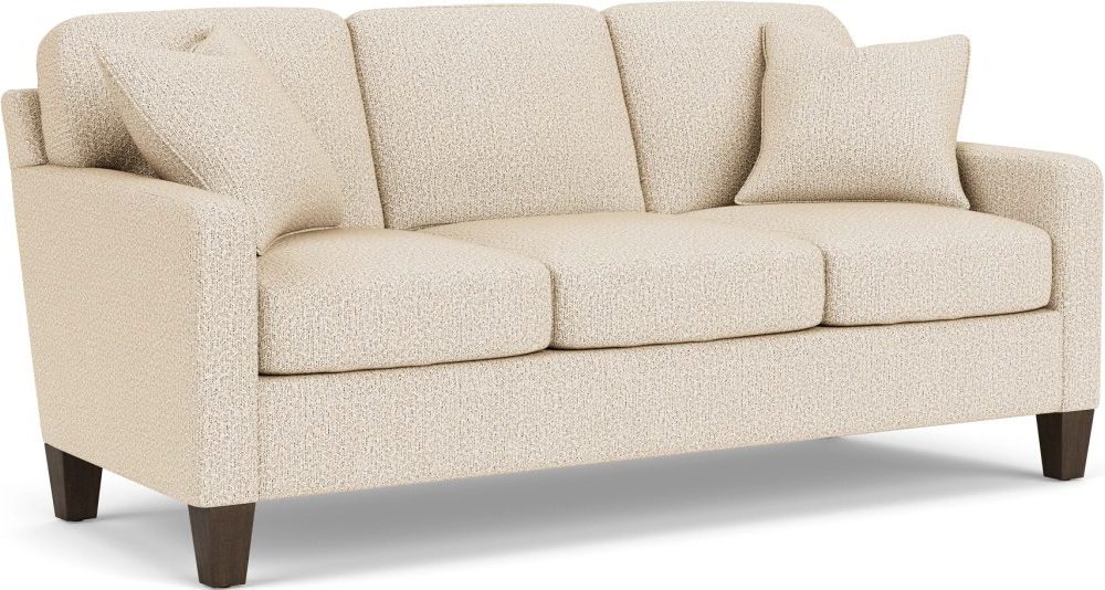 Flexsteel South Haven Transitional White Shell Sofa | Hudson's
