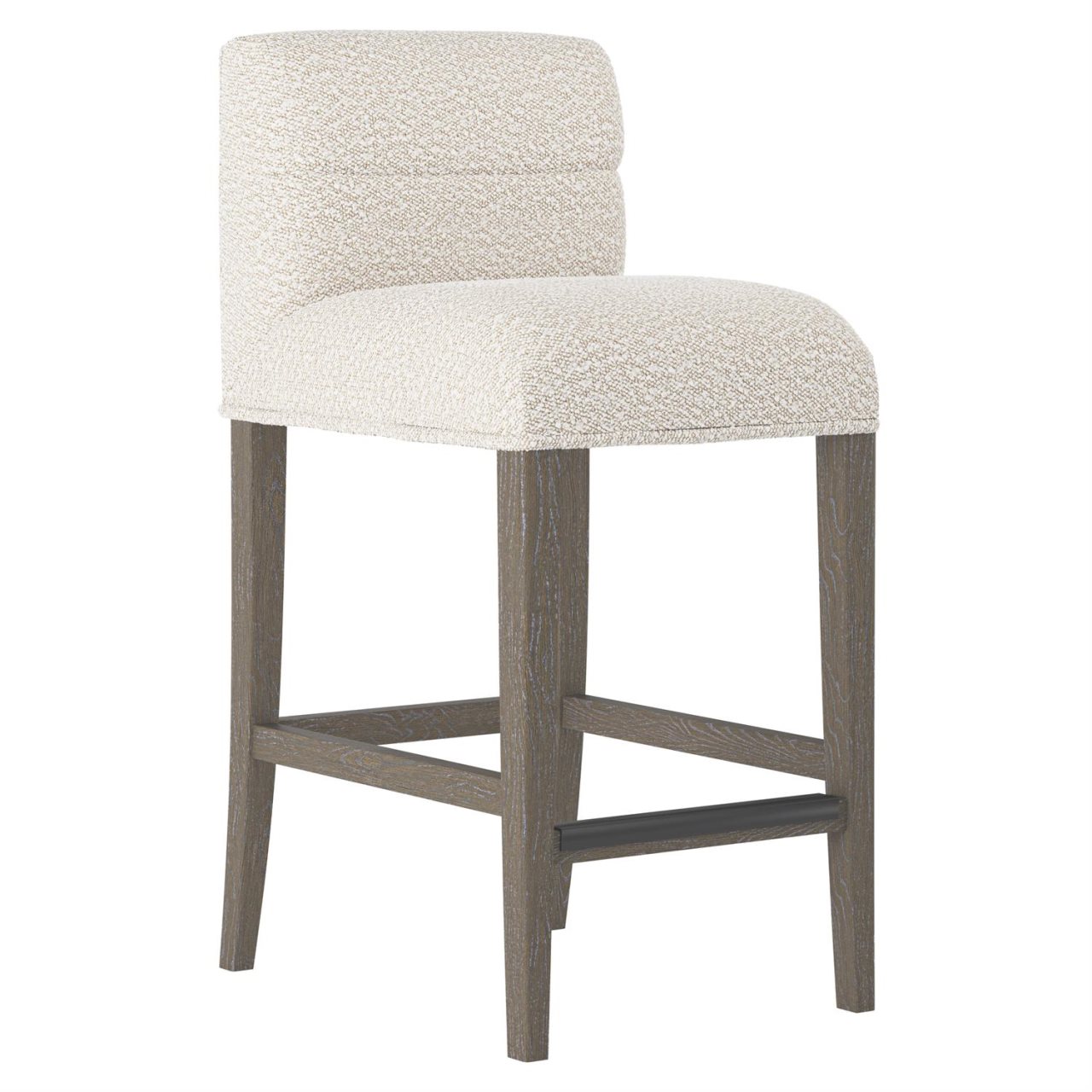 Bernhardt Moore Ivory Fabric Bar Stool Hudson's Furniture Mattress