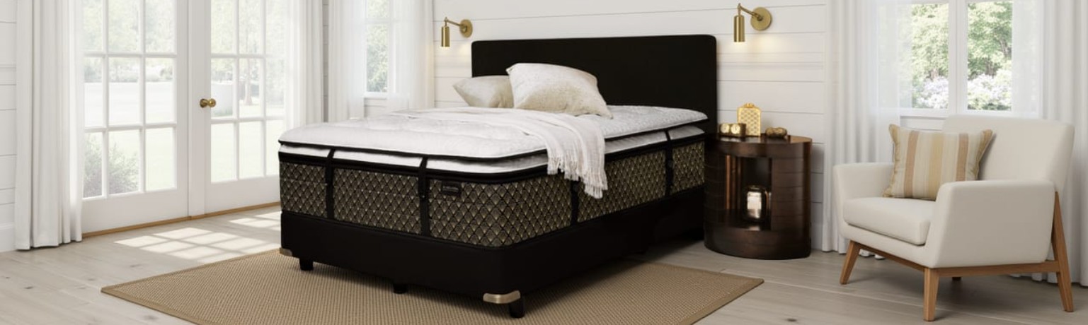 Mattress in a clean bedroom