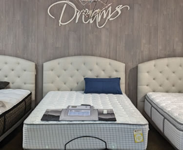 Premium mattresses at Hudson's Furniture Lakeland FL showroom