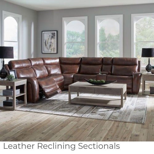 Leather Reclining Sectionals