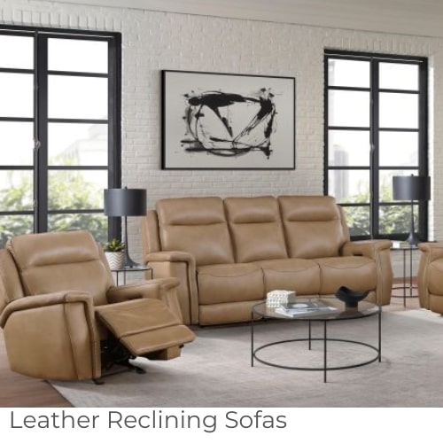 Leather Reclining Sofas