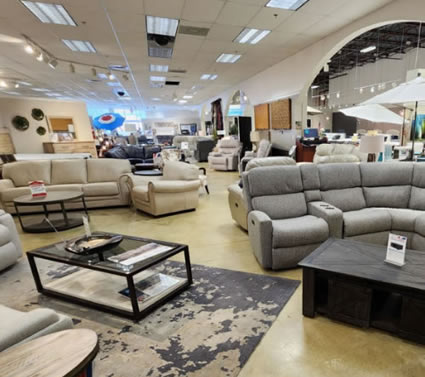 Hudson's Furniture Ocala FL showroom