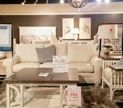 Hudson's Furniture Ormond Beach FL showroom