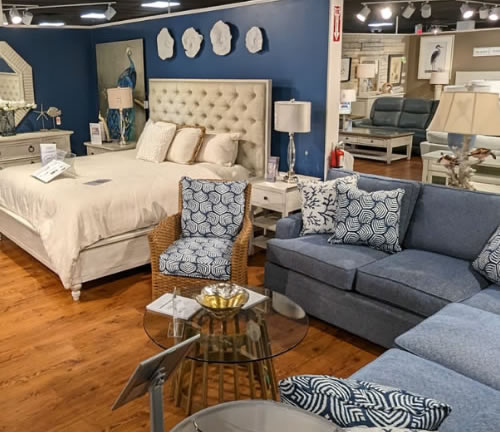 Hudson's Furniture Clearwater FL showroom