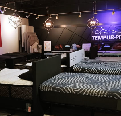 Premium mattresses at Hudson's Furniture St. Petersburg / Pinellas Park FL showroom