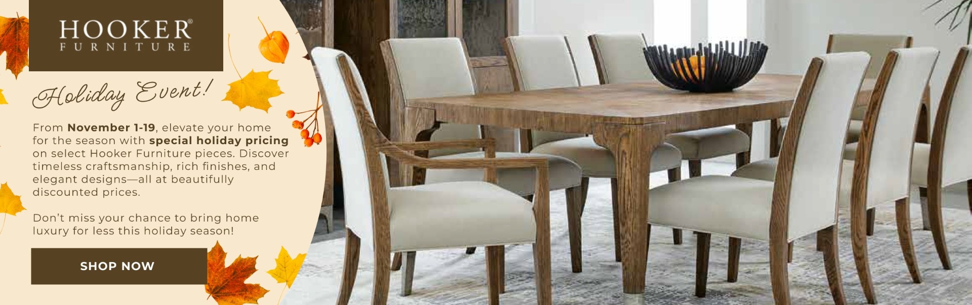 Hooker Furniture Holiday Sale