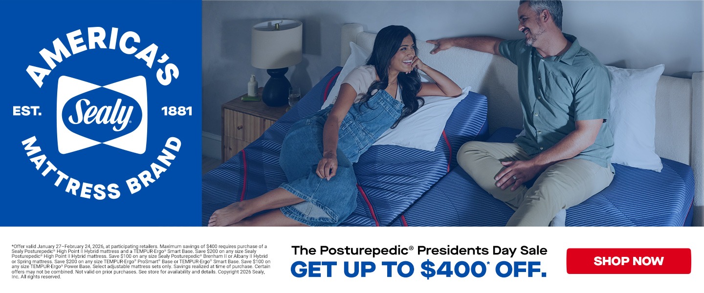 Sealy Mattress Sale - 1/27-2/24
