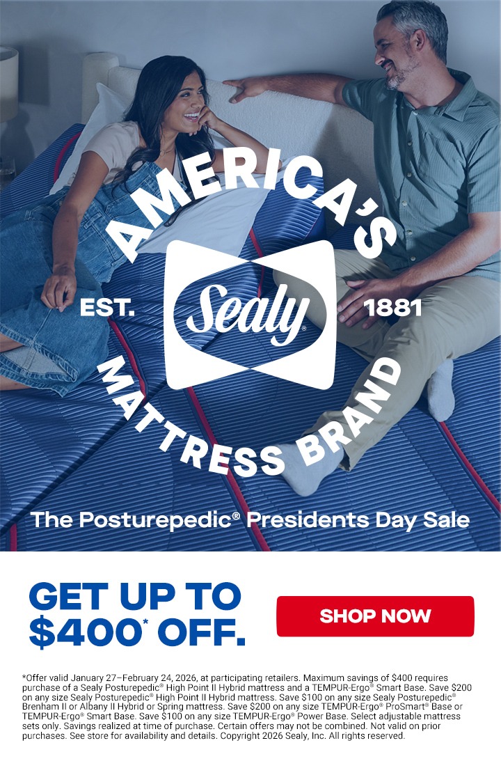 Sealy Mattress Sale - 1/27-2/24