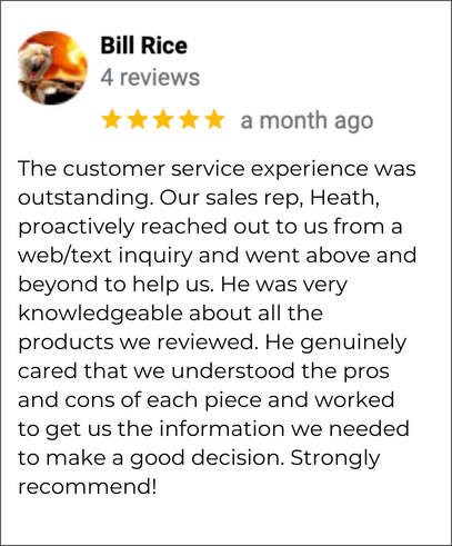 Hudson's Furniture Ocala FL 5-star review