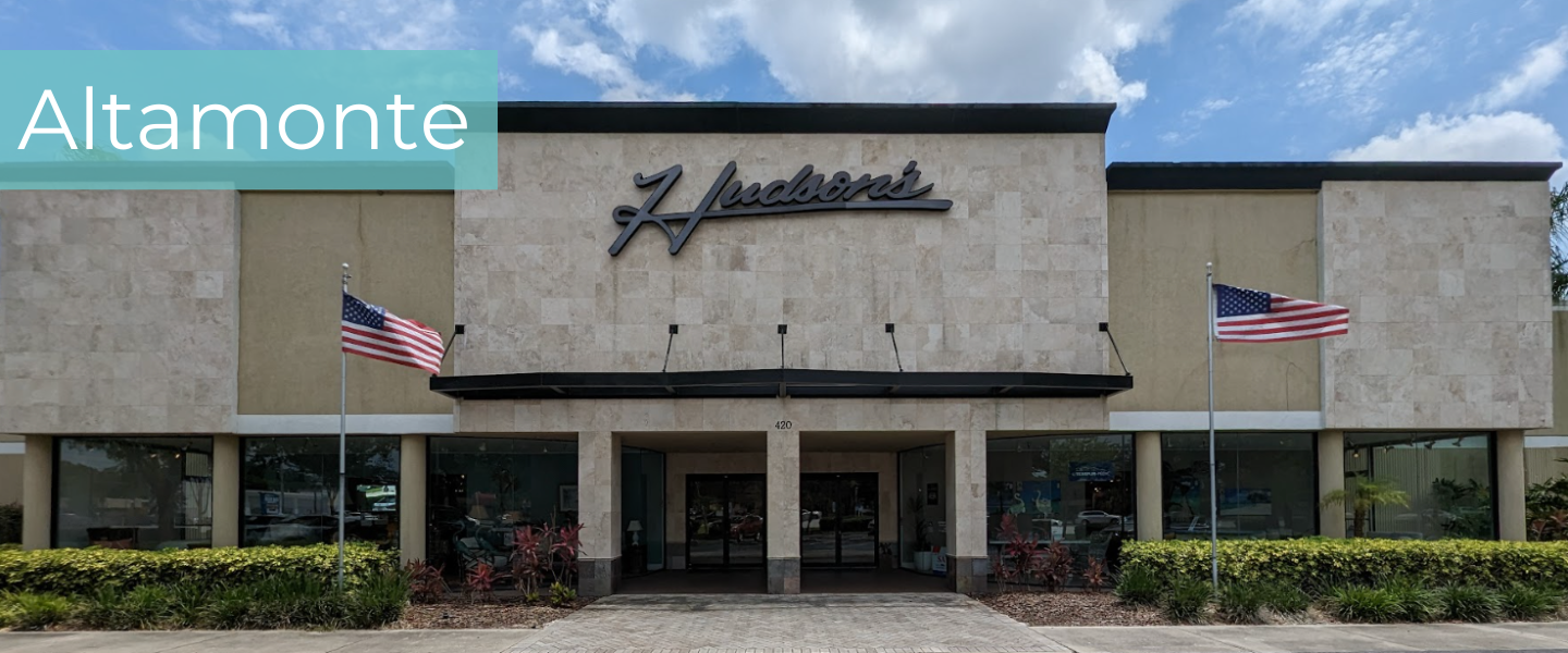 Hudson's Furniture Altamonte FL showroom street view