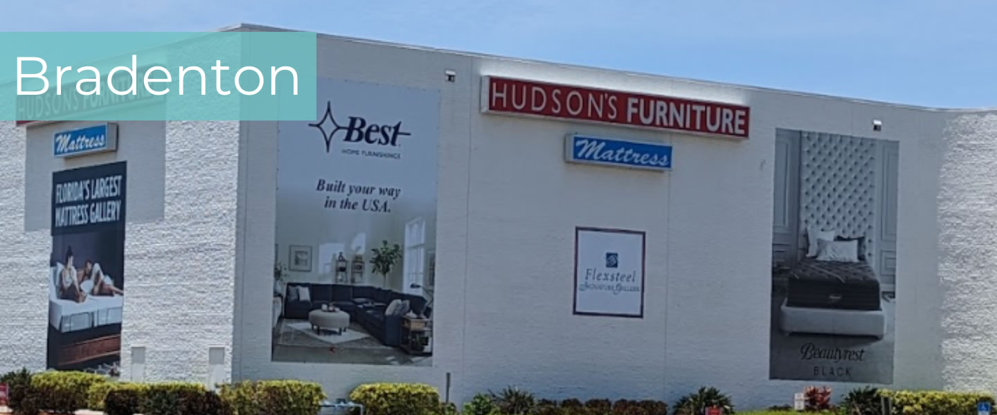 Hudson's Furniture Bradenton FL showroom street view
