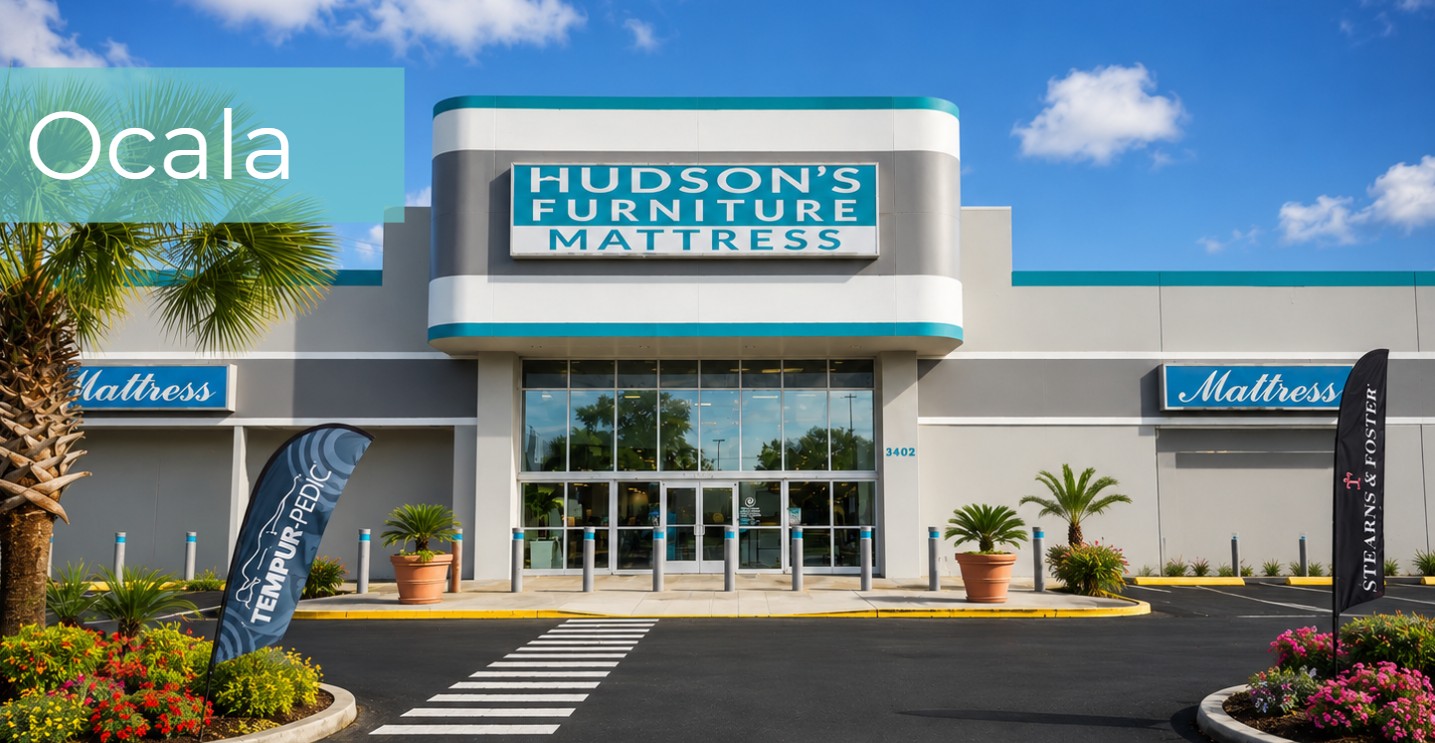 Hudson's Furniture Ocala FL showroom street view