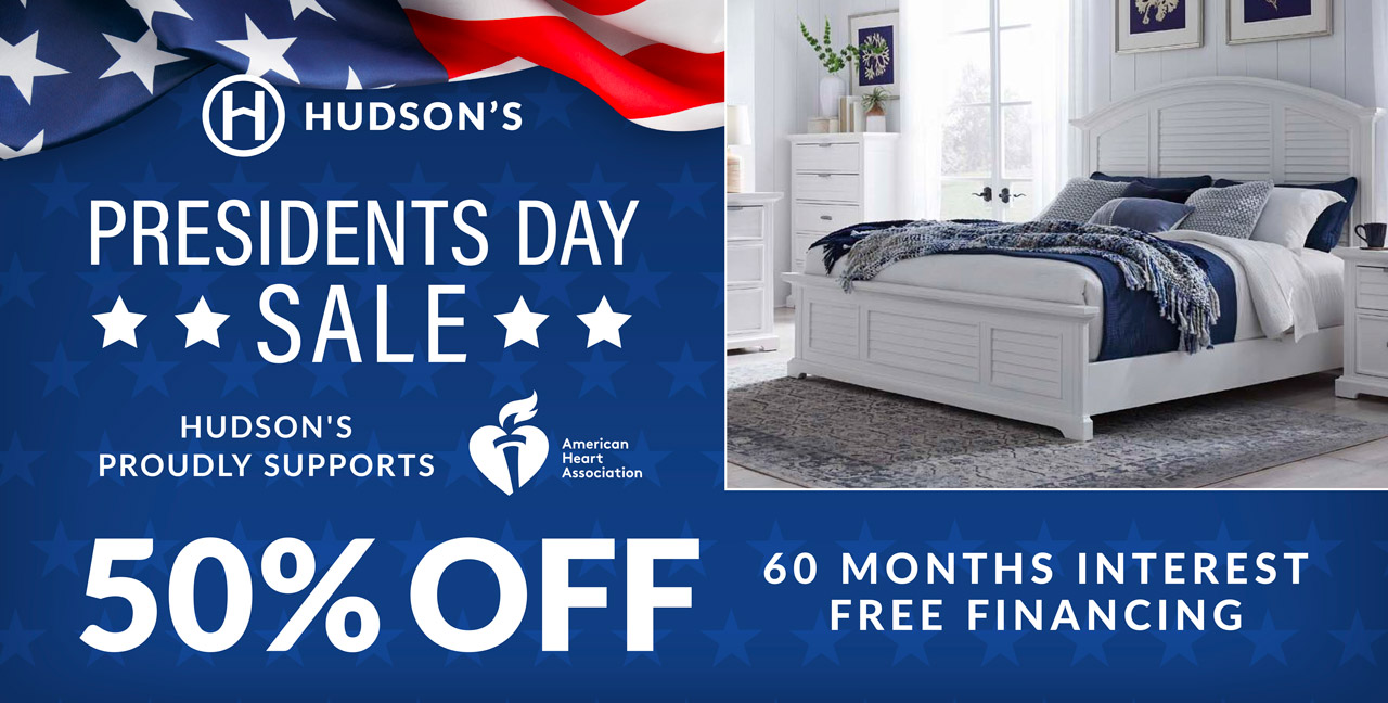 President's Day Sale! Up to 50% off and 60 months interest free financing. 