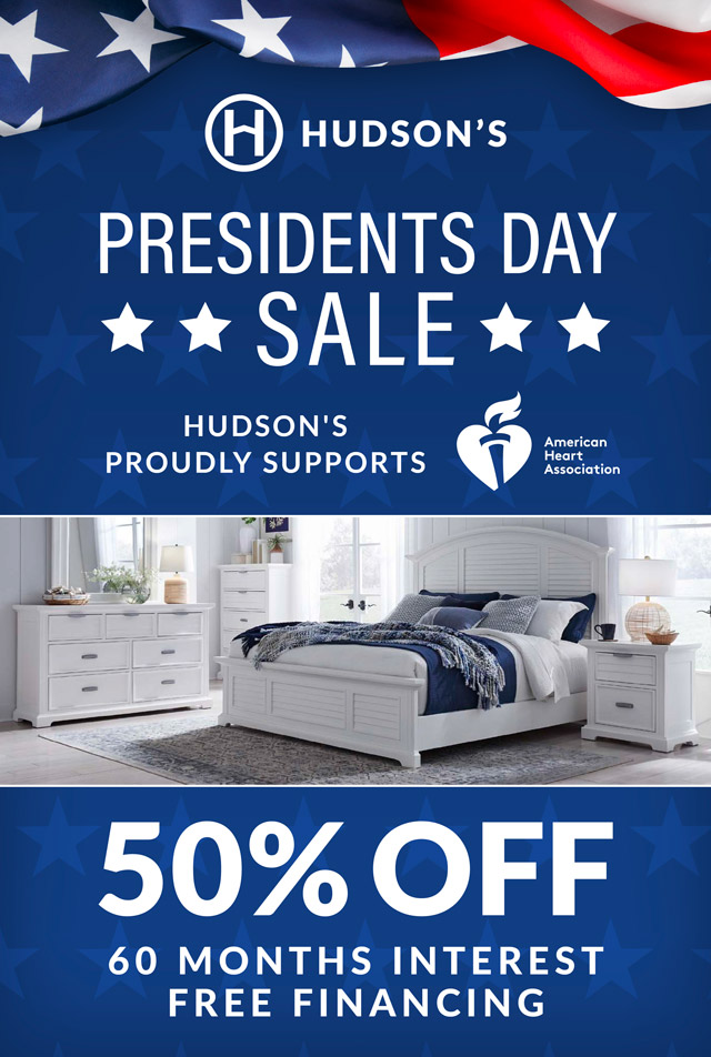 President's Day Sale! Up to 50% off and 60 months interest free financing. 