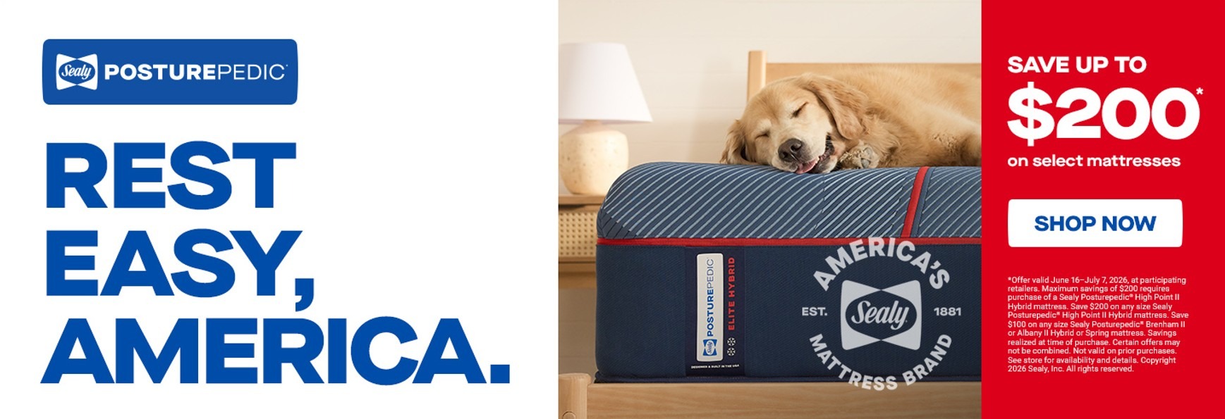 Sealy Mattress Sale - 5/5 - 6/2