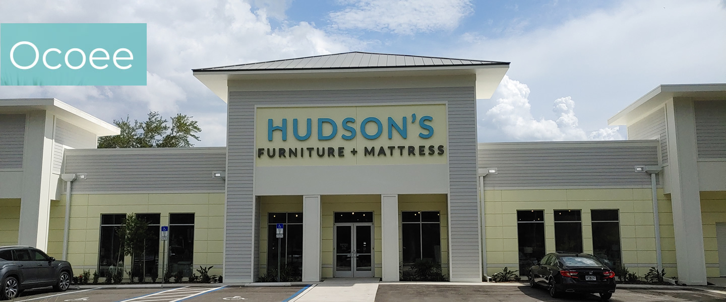 Hudson's Furniture Ocoee FL showroom street view