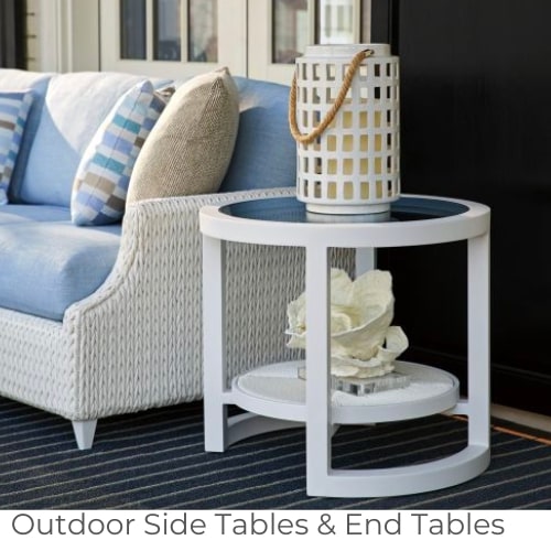 Outdoor Side Tables, Outdoor End Tables